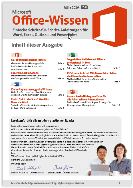 Titelbild Ausgabe  Nr. 03  | März 2026