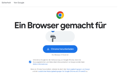 Wie kann ich den Browser Google Chrome sicher aus dem Internet herunterladen und installieren?