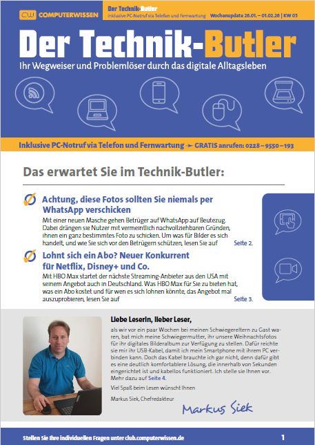 Titelbild Ausgabe  Nr. 05  | Januar 2026