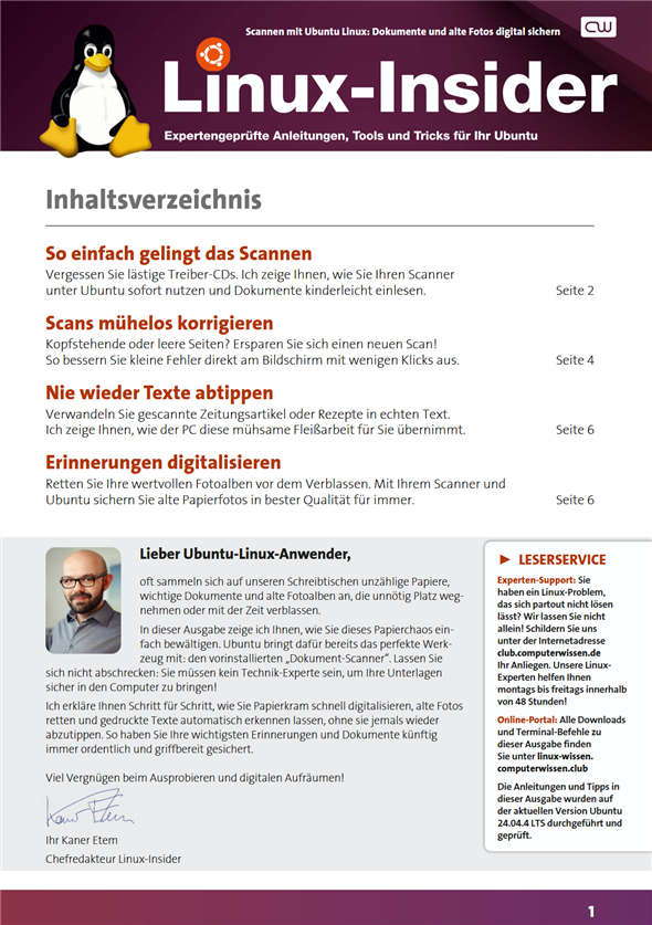 Titelbild Sonderausgabe  | April 2026