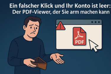 Ein falscher Klick und Ihr Konto ist leer: Der PDF-Viewer, der Sie arm machen kann