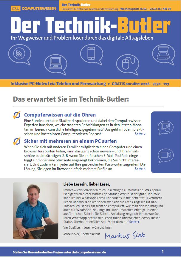 Titelbild Ausgabe  Nr. 08  | Februar 2026