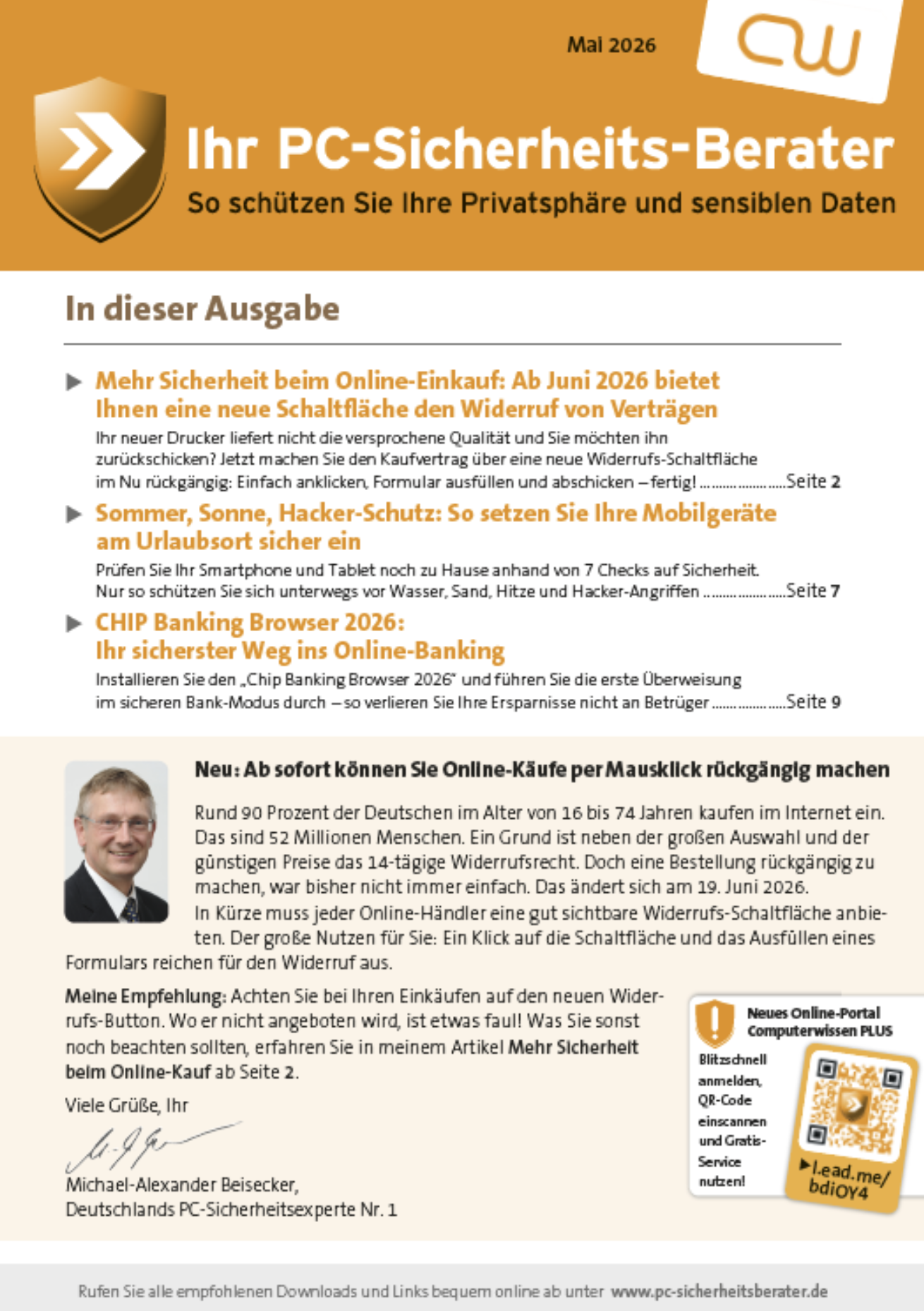 Titelbild Ausgabe  Nr. 5  | Mai 2026