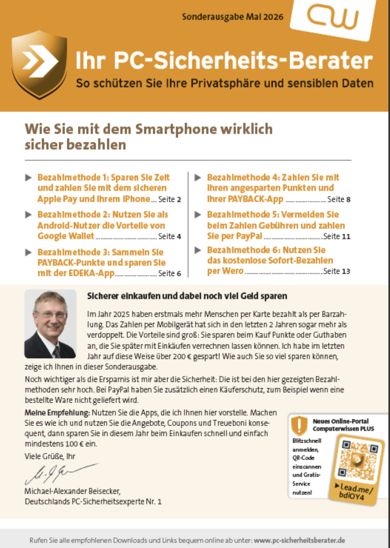 Titelbild Sonderausgabe  | Mai 2026