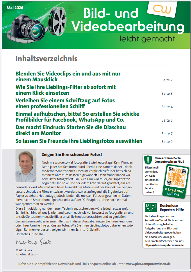 Titelbild Ausgabe  Nr. 5  | Mai 2026