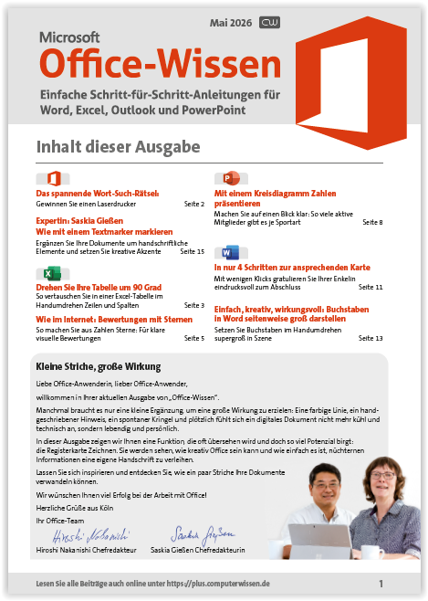 Titelbild Ausgabe  Nr. 05  | Mai 2026