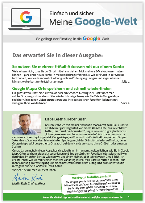 Titelbild Ausgabe  Nr. 15  | April 2026