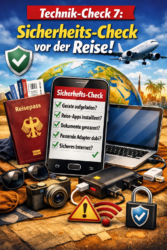 Technik-Check 7: Haben Sie vor Reiseantritt diesen abschließenden Sicherheits-Check gemacht?