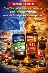 Technik-Check 4: Sind Sie unterwegs per Internet und Telefon erreichbar, ohne ein Vermögen dafür auszugeben?