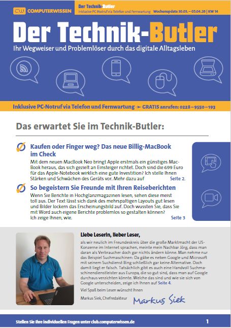 Titelbild Ausgabe  Nr. 14  | März 2026