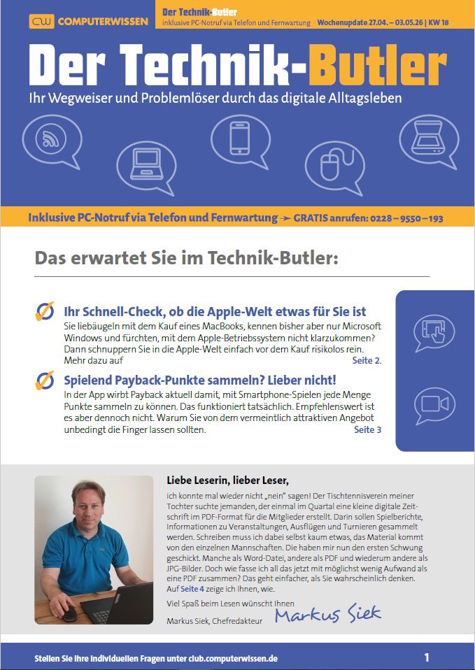 Titelbild Ausgabe  Nr. 18  | April 2026