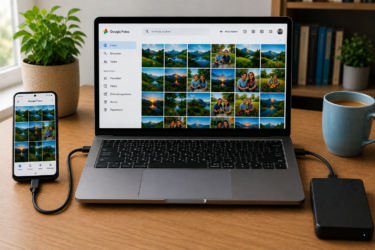 Fotos retten, Speicher sparen