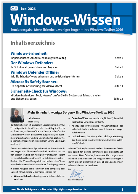 Titelbild Sonderausgabe  | Juni 2026