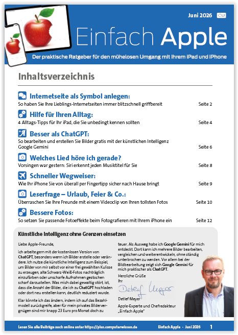 Einfach Apple – Juni 2026-cover