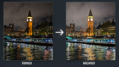 Vergessen Sie Schalter und Regler: So optimieren Sie Ihre Fotos bequem per KI
