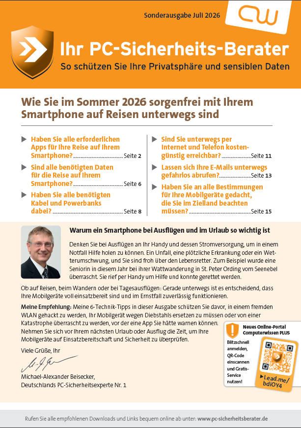 Titelbild Sonderausgabe  | Juli 2026