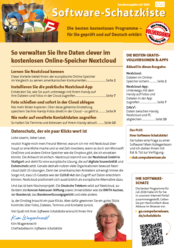 Titelbild Sonderausgabe  | Juli 2026