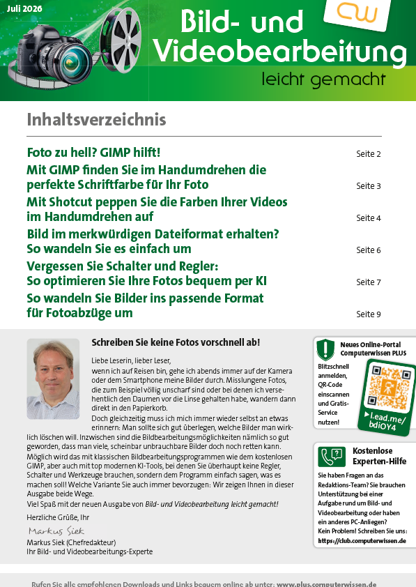 Titelbild Ausgabe  Nr. 08  | Juli 2026