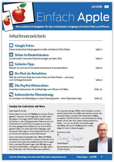 Titelbild Ausgabe  Nr. 07  | Juli 2026