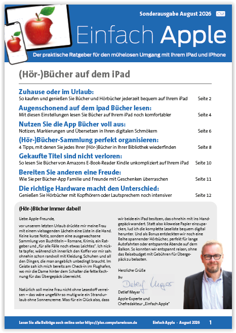 Titelbild Sonderausgabe  | August 2026