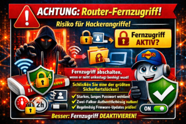 Router-Schutz 5: Schließen Sie den riskanten Fernzugriff auf Ihren Router
