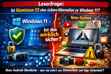 Ist das neue Betriebssystem „Aluminium OS“ eine sichere Alternative zu Windows 11?