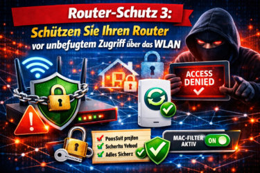 Router-Schutz 3: Schützen Sie Ihren Router vor unbefugtem Zugriff über das WLAN