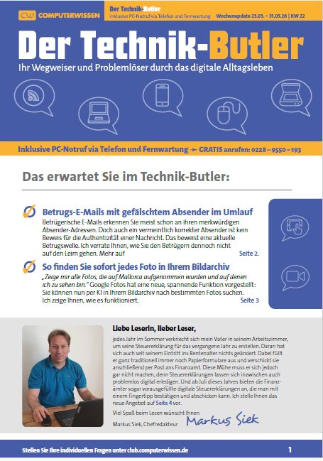 Titelbild Ausgabe  Nr. 22  | Mai 2026