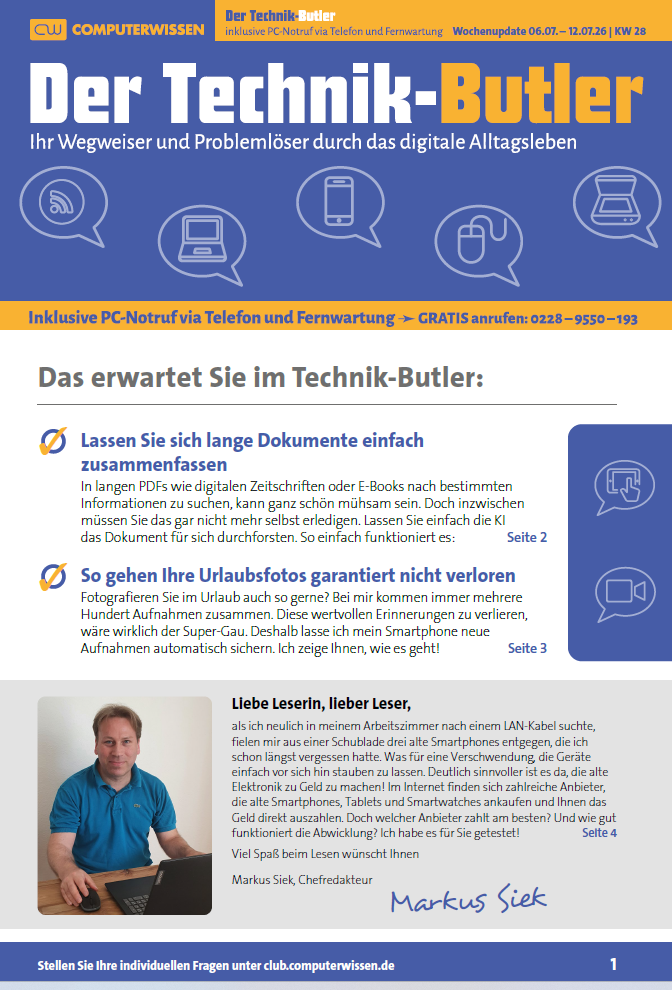 Titelbild Ausgabe  Nr. 28  | Juli 2026