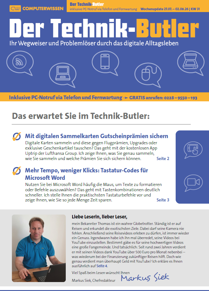 Titelbild Ausgabe  Nr. 31  | Juli 2026