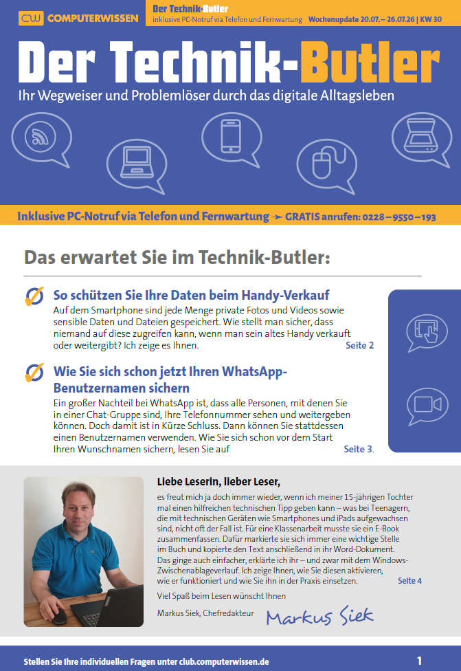 Titelbild Ausgabe  Nr. 30  | Juli 2026