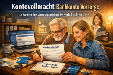 Richten Sie eine Vollmacht für Ihre Bankkonten ein