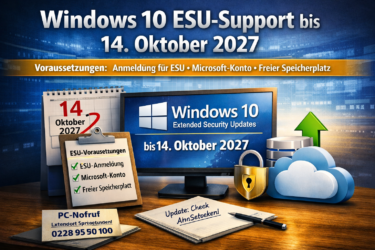 Microsoft lenkt ein: Wie Sie jetzt bis Oktober 2027 Sicherheits-Updates für Ihren Windows-10-PC erhalten