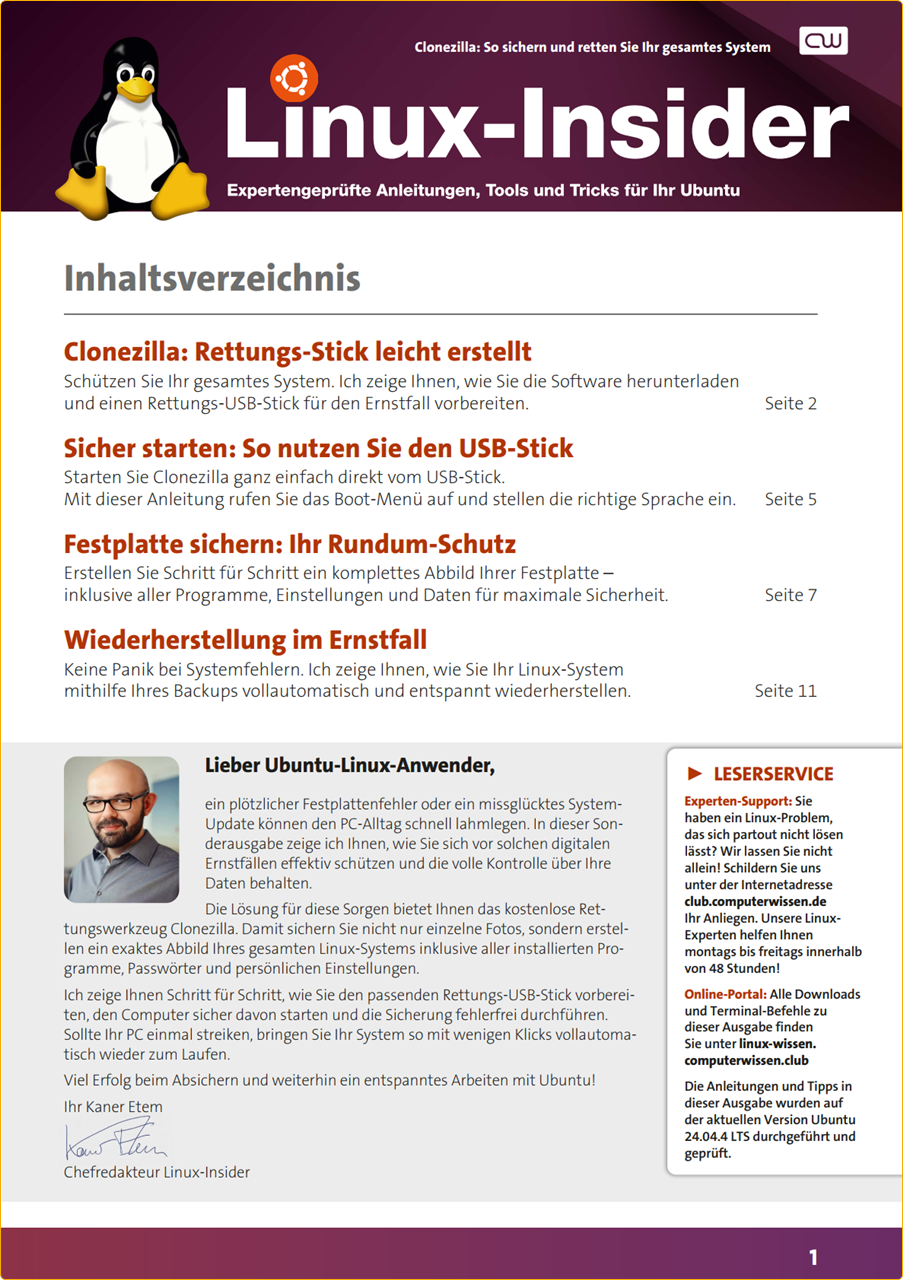 Titelbild Sonderausgabe  | August 2026