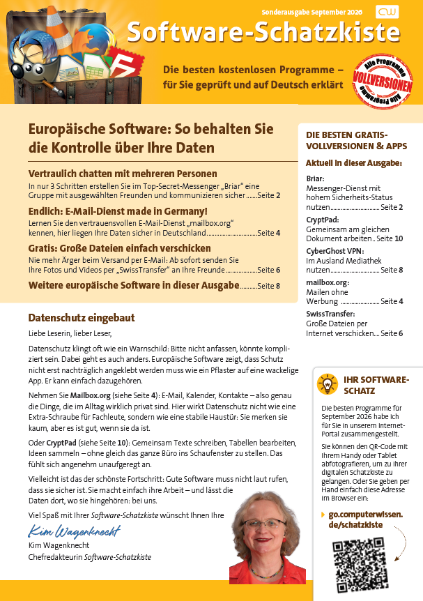 Titelbild Sonderausgabe  | September 2026