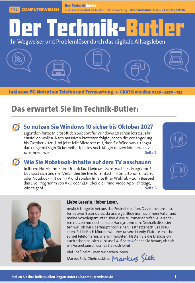 Titelbild Ausgabe  Nr. 34  | August 2026