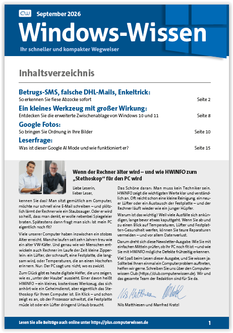 Titelbild Ausgabe  Nr. 09  | September 2026