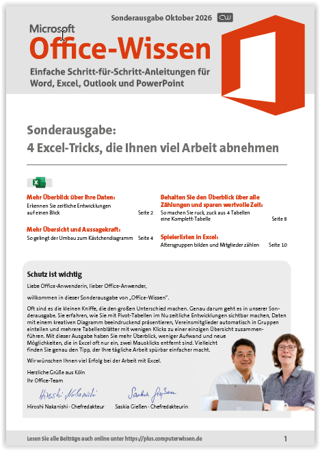 Titelbild Sonderausgabe  | Oktober 2026