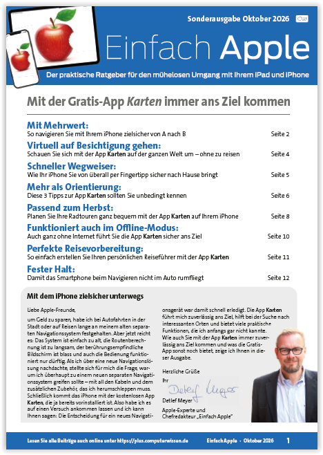 Titelbild Sonderausgabe  | Oktober 2026