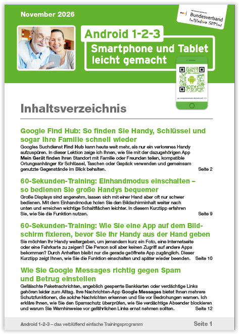Titelbild Ausgabe  Nr. 11  | November 2026